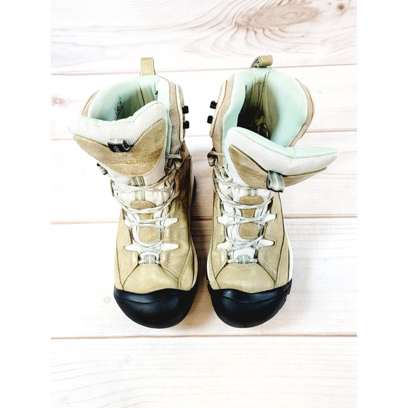 Keen Womens 8.5 Boots Dry Waterproof Summit County Work Insulated Winter Hiking - Picture 3 of 16